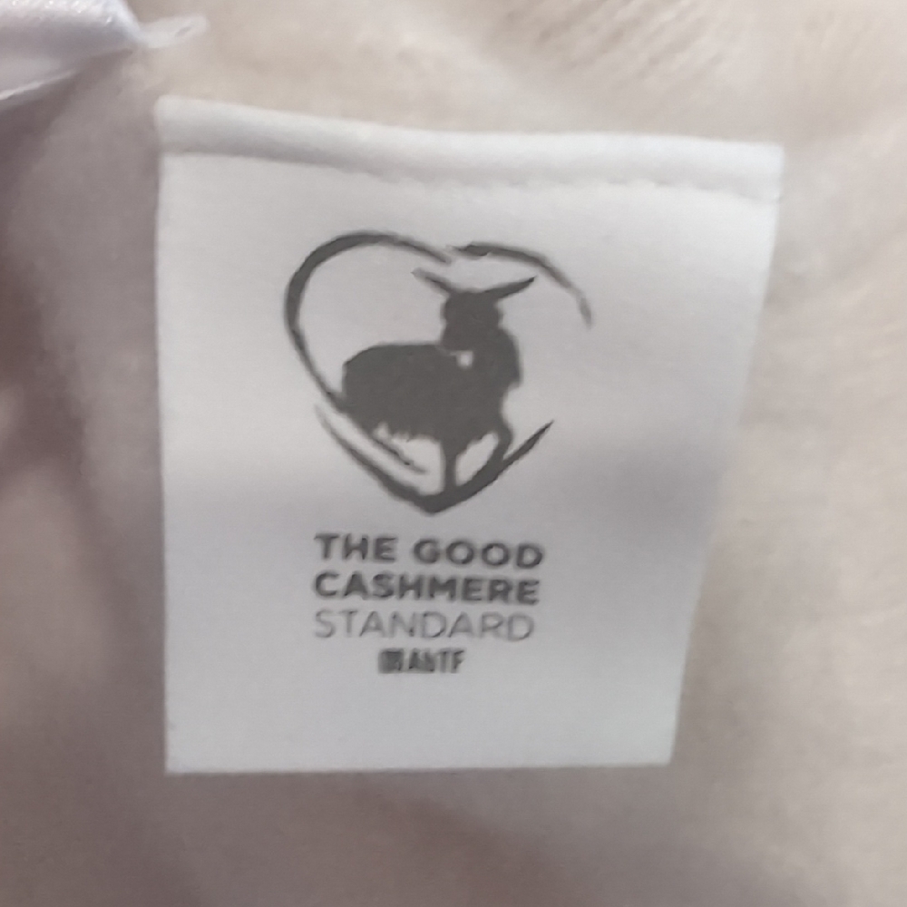 Madewell Cashmere V-Neck Sweater Cream Size Small Quiet Luxury - Picture 7 of 8